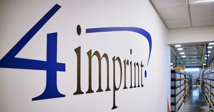 4imprint logo on a wall