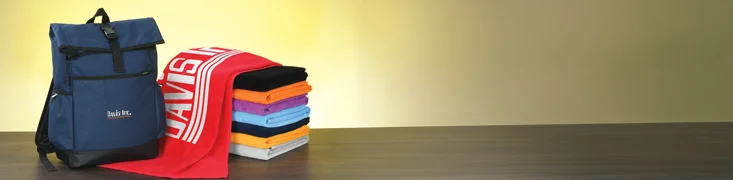 Business Gifts that include a backpack and towel