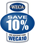 Save 10% with code WECA10