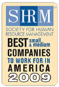 SHRM best small and medium companies to work for in America 2009