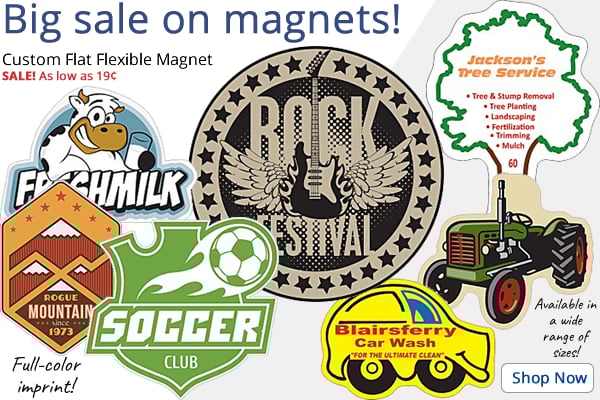 Custom Flat Flexible Magnet