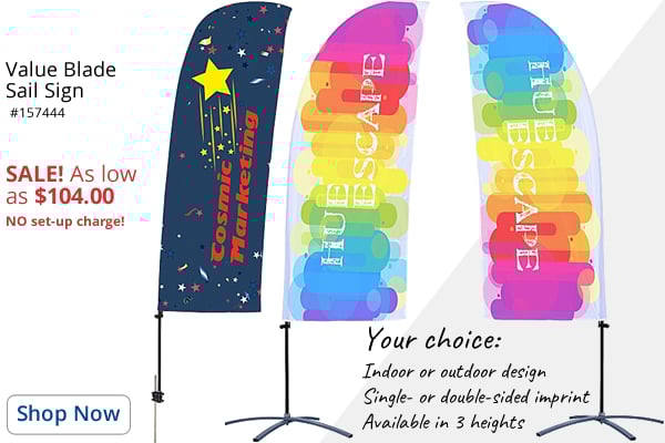 Value Blade Sail Sign