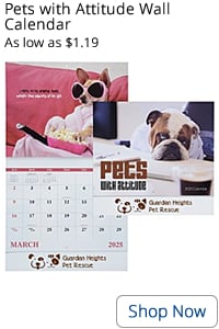 Pets with Attitude Wall Calendar
