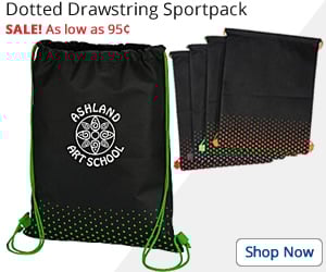 Dotted Drawstring Sportpack