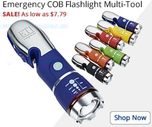 Emergency COB Flashlight Multi-Tool