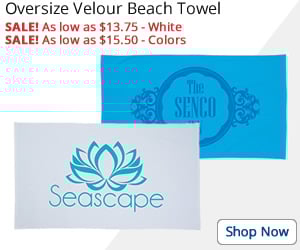Oversize Velour Beach Towel