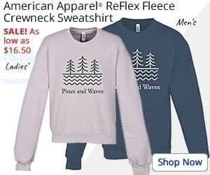 American Apparel ReFlex Fleece Crewneck