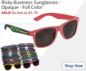 Risky Business Sunglasses - Opaque - Full Color