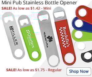 The Pub Vinyl Bottle Opener