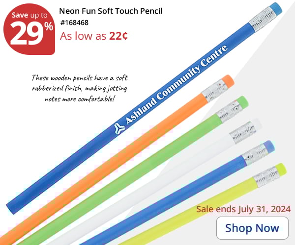 Neon Fun Soft Touch Pencil