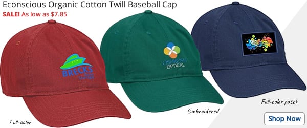 Econscious Organic Cotton Twill Baseball Cap