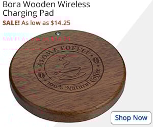 Bora Wooden Wireless Charging Pad