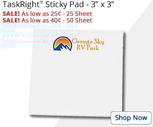 TaskRight Sticky Pad - 3 x 3
