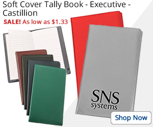 Soft Cover Tally Book - Executive - Castillion