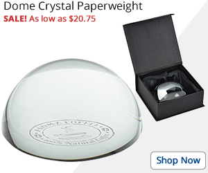 Dome Crystal Paperweight