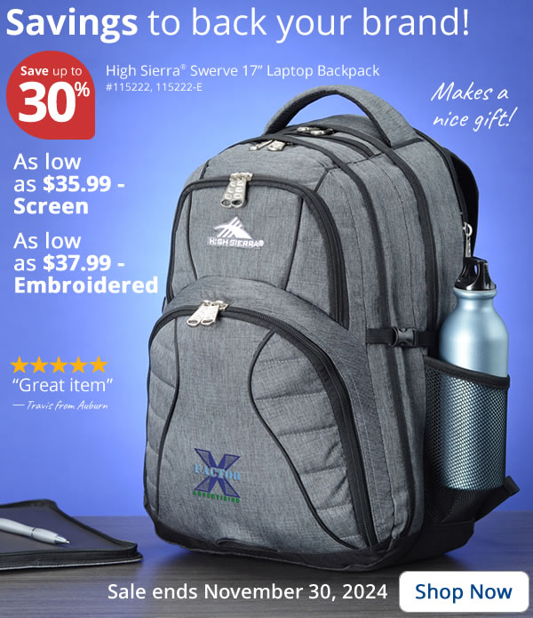 High Sierra Swerve Laptop Backpack