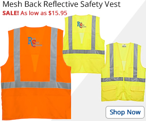 Mesh Back Reflective Safety Vest