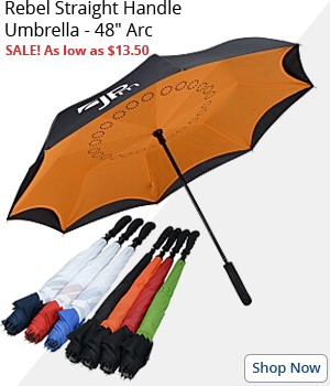 Rebel Straight Handle Umbrella