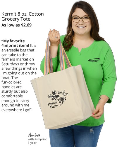 Kermit 8 oz. Cotton Grocery Tote
