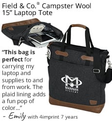 Field & Co. Campster Wool Laptop Tote