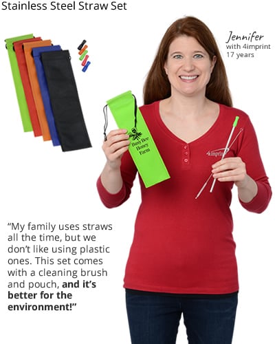 Stainless Steel Straw Set