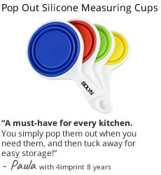 Pop Out Silicone Measuring Cups