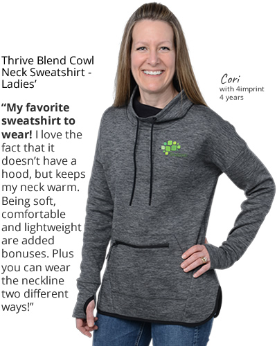 Thrive Blend Cowl Neck Sweatshirt