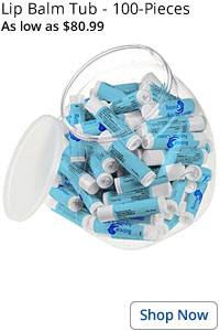 Lip Balm Tub - 100-Pieces