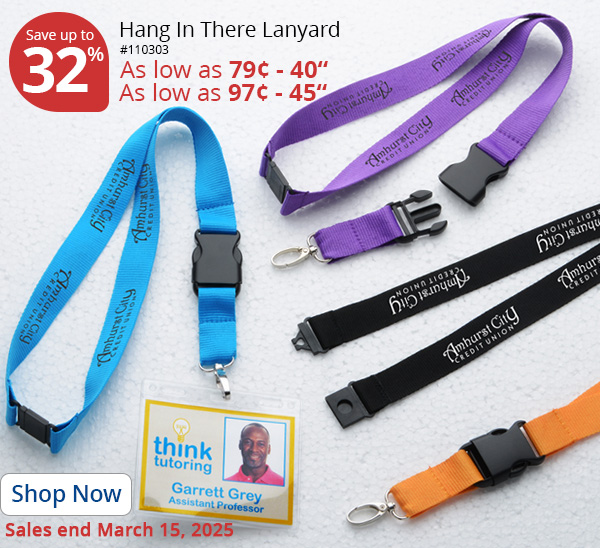 Hang In There Lanyard