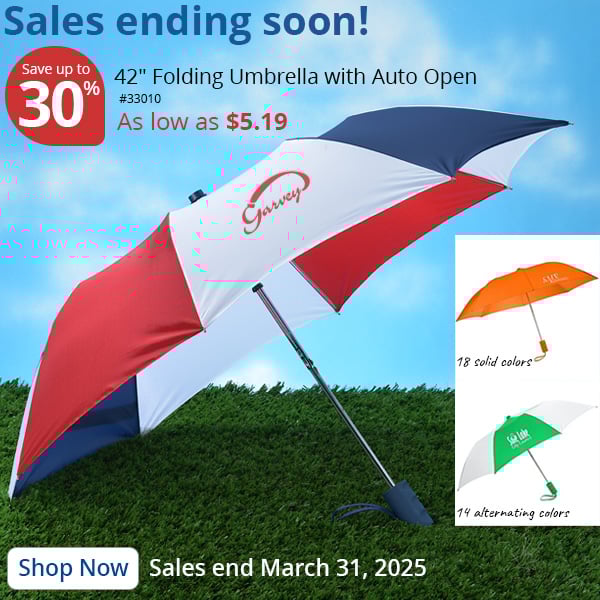 Folding Umbrella with Auto Open