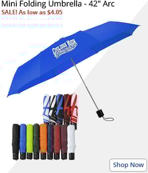 Mini Folding Umbrella - 42 Arc