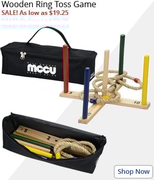 Wooden Ring Toss Game