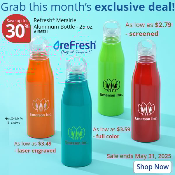 Refresh Metairie Aluminum Bottle