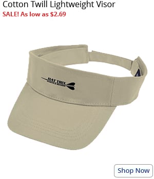 Cotton Twill Lightweight Visor