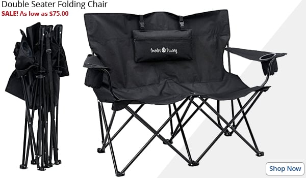 Double Seater Folding Chair