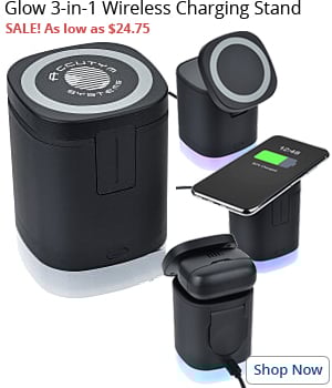 Glow 3-in-1 Wireless Charging Stand