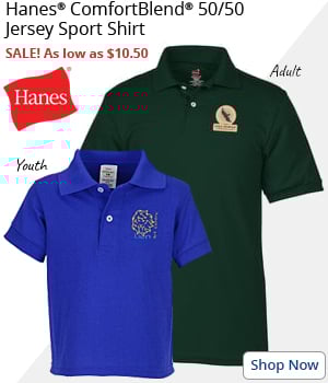 Hanes ComfortBlend 50/50 Jersey Sport Shirt