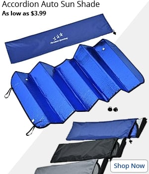 Accordion Auto Sun Shade