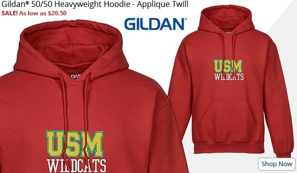 Gildan 50/50 Heavyweight Hoodie - Applique Twill