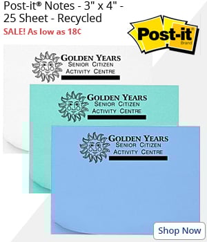 Post-it® Notes - 25 Sheet - Recycled