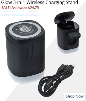 Glow 3-in-1 Wireless Charging Stand