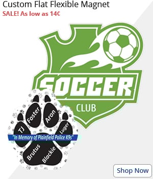 Custom Flat Flexible Magnet