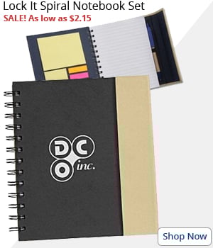 Lock It Spiral Notebook Set
