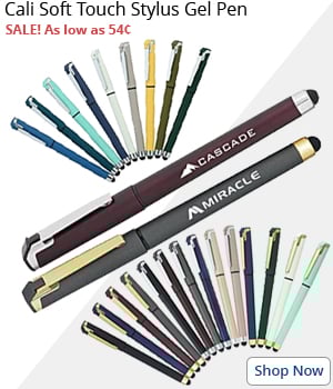 Cali Soft Touch Stylus Gel Pen 
