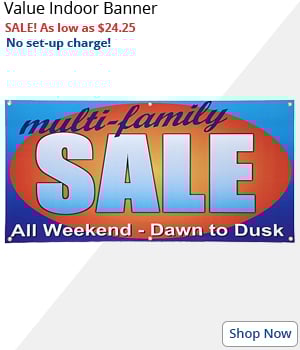 Value Indoor Banner