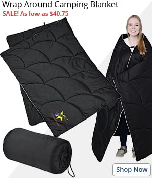 Wrap Around Camping Blanket