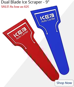 Dual Blade Ice Scraper