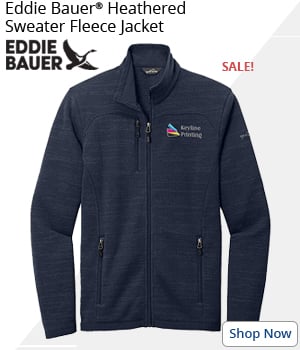 Eddie Bauer Heathered Sweater Fleece Jacket
