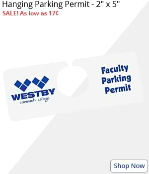 Hanging Parking Permit