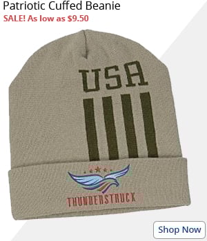 Patriotic Cuffed Beanie